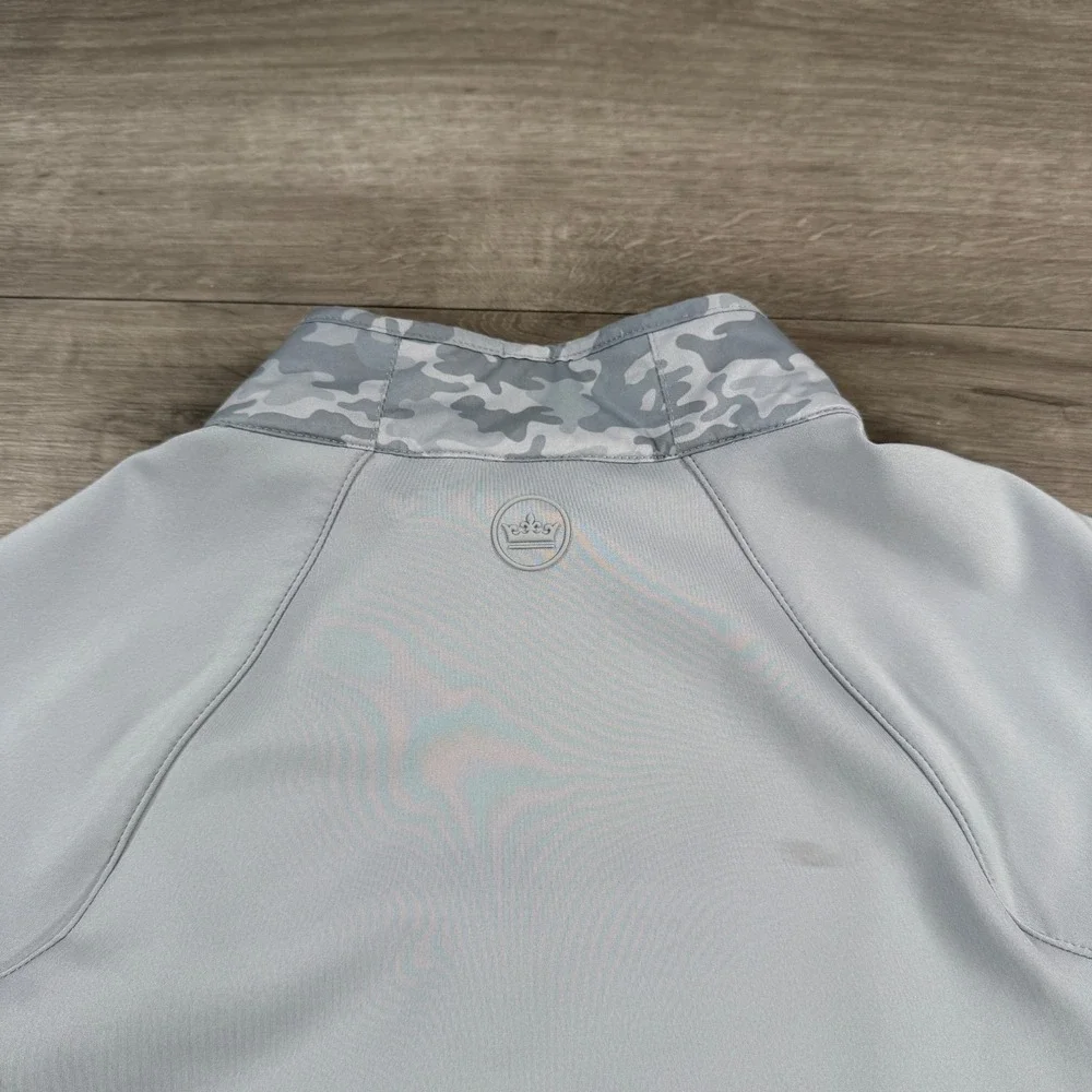 Peter Millar Camo Hyperlight Merge Hybrid Jacket Gray Full Zip Men's XL READ